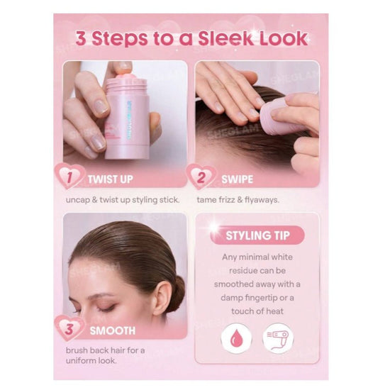 SHEGLAM Hair Cupid’s Charm Glossy Shine Strong Styling Stick شيجلام عصا تصفيف الشعر كيوبيدز تشارم بلمعان لامع وتثبيت قوي - Princess Cosmetics Qatar