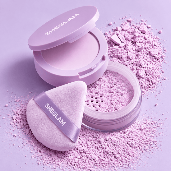 SHEGLAM Insta-Ready Face & Under Eye Setting Powder Duo شيجلام إنستا ريدي بودرة تثبيت مزدوجة للوجه وتحت العين - Princess Cosmetics Qatar