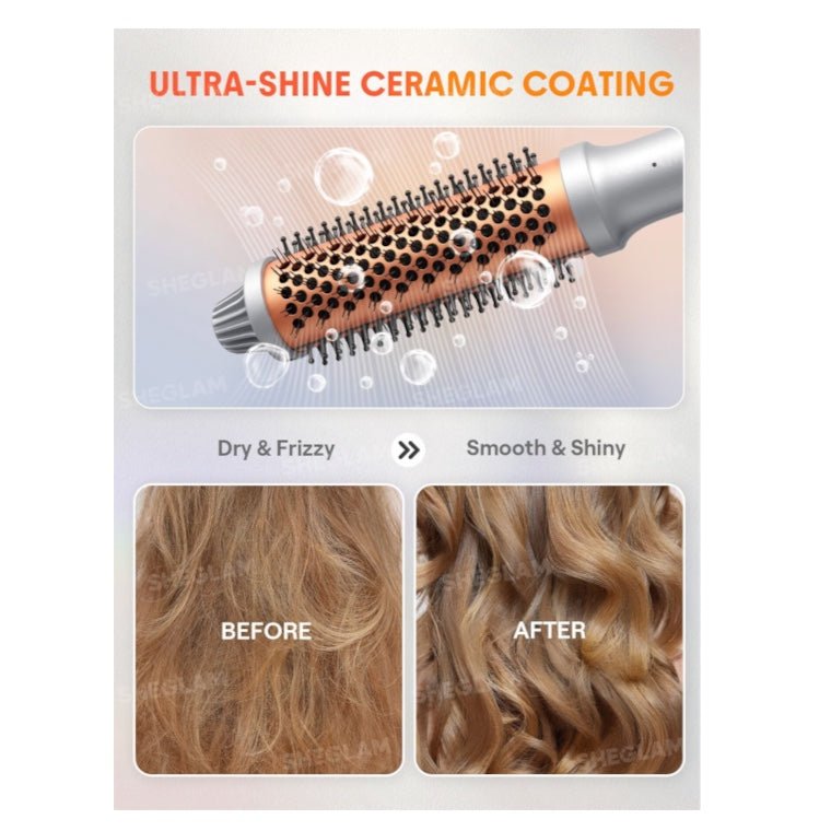 SHEGLAM It-Curl Thermal Blowout Brush - 38mm فرشاة سيجلام إت-كيرل الحرارية لتصفيف الشعر - 38 مم - Princess Cosmetics Qatar