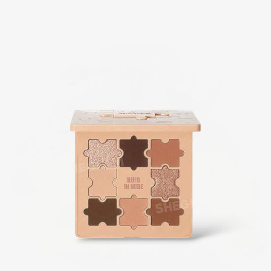 SHEGLAM Jazy Jigsaw Eyeshadow Palette - Hued In Nude شيغلام جازي جيغسو باليت ظلال العيون - هويد إن نود - Princess Cosmetics Qatar