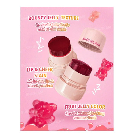SHEGLAM Jelly-Licious Hydrating Lip & Blush شي جلام جيلي-ليشوس المرطّب للشفاه والخدود - Princess Cosmetics Qatar
