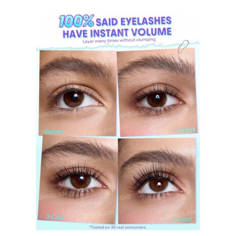 SHEGLAM Lashlighter Mega Boost Mascara ماسكارا شيغلام "لاشلايتر ميغا بوست - Princess Cosmetics Qatar
