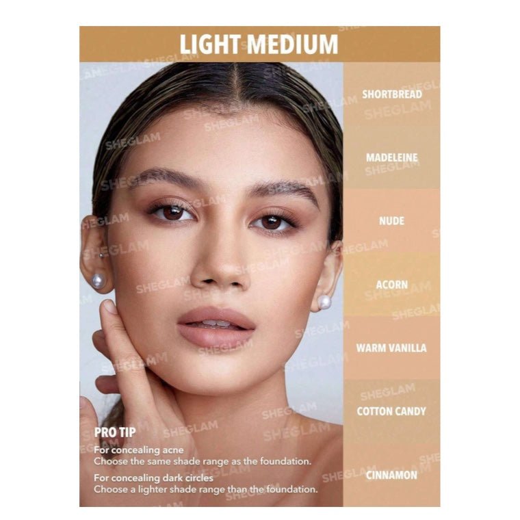SHEGLAM Like Magic 12Hr Full Coverage Concealer شيغلام لايك ماجيك كونسيلر بتغطية كاملة لمدة 12 ساعة - Princess Cosmetics Qatar