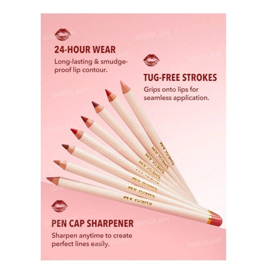 SHEGLAM Lip Facts Lip Liner شِغلام قلم تحديد الشفاه ليب فاكتس - Princess Cosmetics Qatar