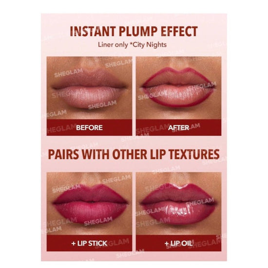 SHEGLAM Lip Facts Lip Liner شِغلام قلم تحديد الشفاه ليب فاكتس - Princess Cosmetics Qatar