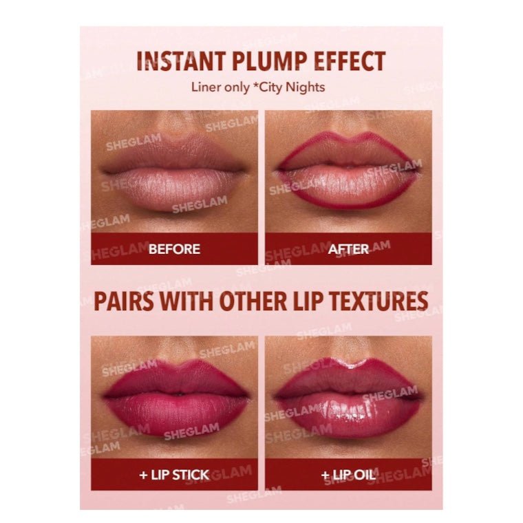 SHEGLAM Lip Facts Lip Liner شِغلام قلم تحديد الشفاه ليب فاكتس - Princess Cosmetics Qatar