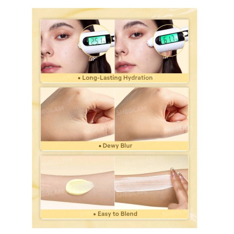 SHEGLAM Melt Touch Ultra-Hydrating Primer 30g شيغلام برايمر ميلت تاتش فائق الترطيب - Princess Cosmetics Qatar