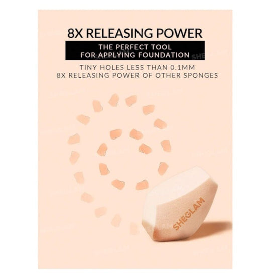 SHEGLAM Multi-Faceted Makeup Sponge شي جلام إسفنجة مكياج متعددة الأوجه - Princess Cosmetics Qatar