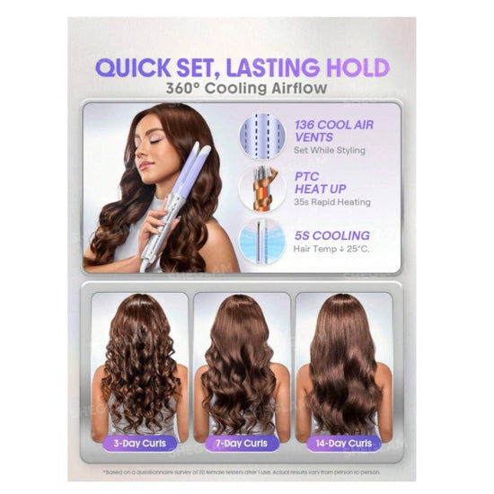 SHEGLAM One Touch Airflow Styler PRO - UK Plug شيجلام مصفف الشعر برو بتقنية تدفق الهواء بلمسة واحدة - Princess Cosmetics Qatar