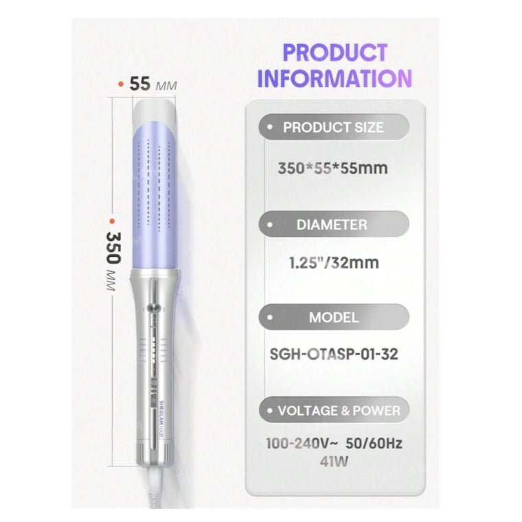 SHEGLAM One Touch Airflow Styler PRO - UK Plug شيجلام مصفف الشعر برو بتقنية تدفق الهواء بلمسة واحدة - Princess Cosmetics Qatar