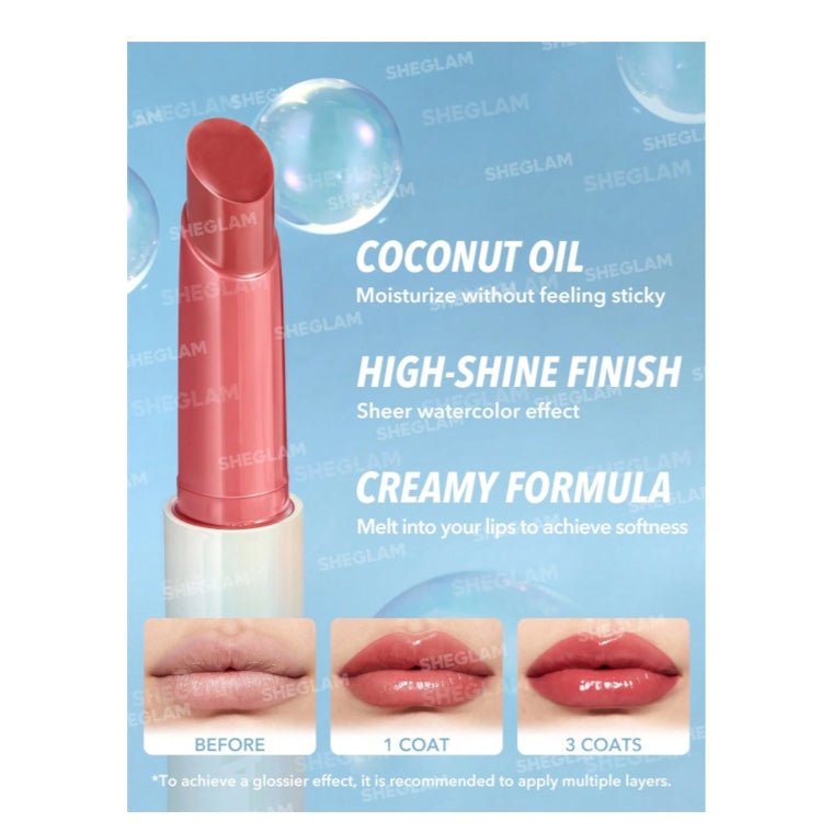 SHEGLAM Pout-Perfect Shine Lip Plumper شيجلام بلَمب الشفاه اللامع «باوت بيرفكت شاين» - Princess Cosmetics Qatar
