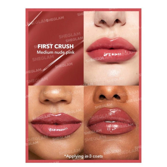 SHEGLAM Pout-Perfect Shine Lip Plumper شيجلام بلَمب الشفاه اللامع «باوت بيرفكت شاين» - Princess Cosmetics Qatar