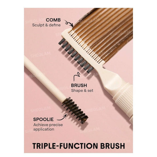 SHEGLAM Save It Laminating Brow Gel - Clear شي جلام جل تثبيت وتصفيح الحواجب سيف إت - شفاف - Princess Cosmetics Qatar