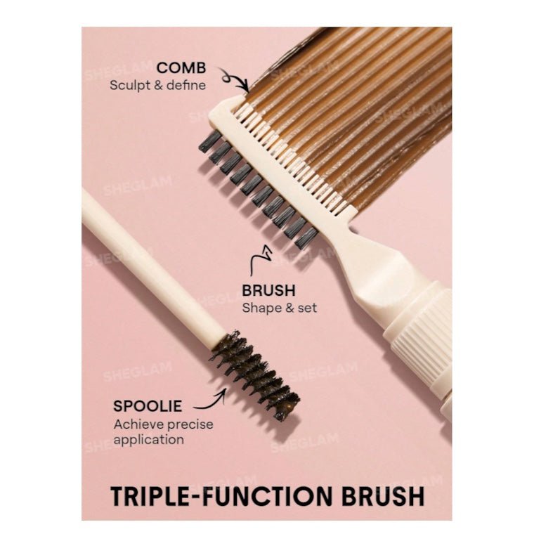 SHEGLAM Save It Laminating Brow Gel - Clear شي جلام جل تثبيت وتصفيح الحواجب سيف إت - شفاف - Princess Cosmetics Qatar