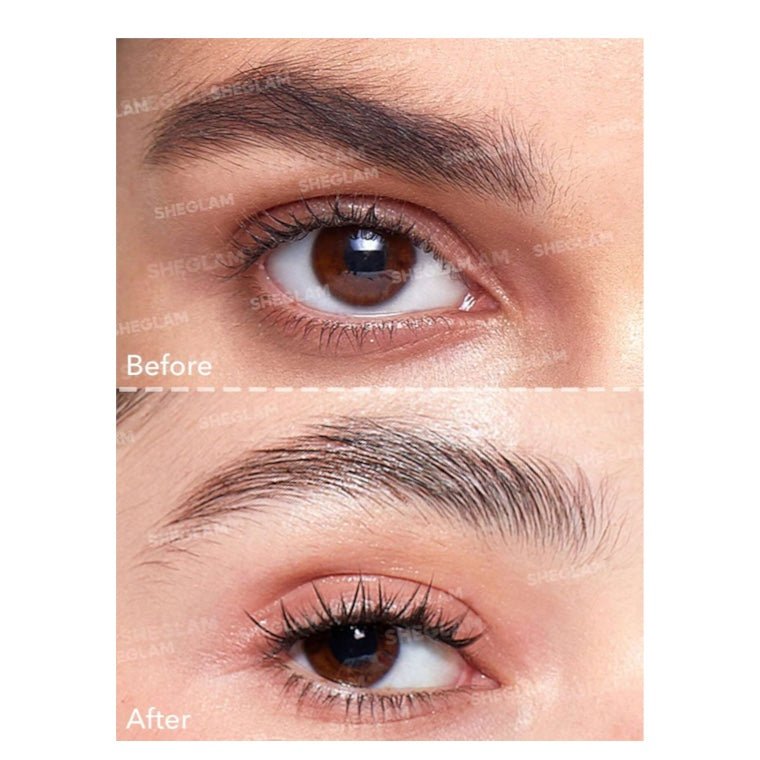 SHEGLAM Set Me Up Brow Hold - Crystal Clear شيجلام جل تثبيت الحواجب سيت مي أب – شفاف كريستالي - Princess Cosmetics Qatar
