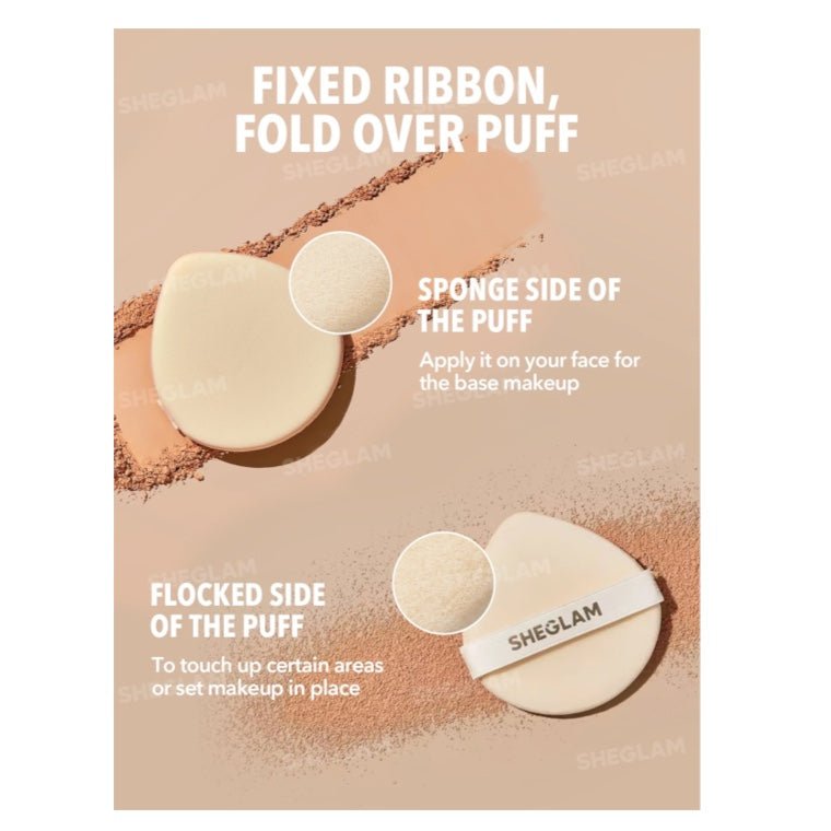 SHEGLAM Skin-Focus High Coverage Powder Foundation شيغلام كريم أساس بودرة بتغطية عالية وتركيز على البشرة - Princess Cosmetics Qatar