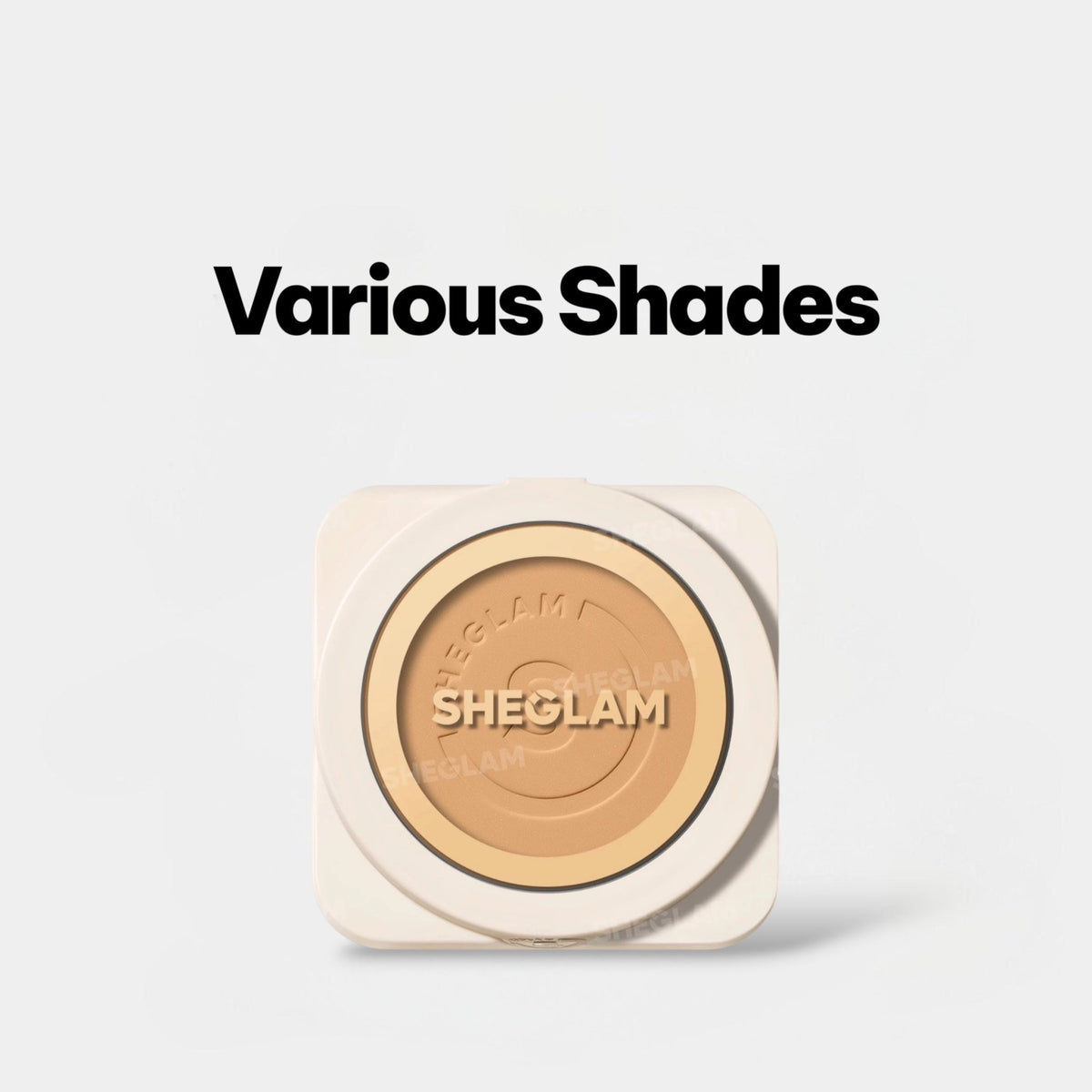SHEGLAM Skin-Focus High Coverage Powder Foundation شيغلام كريم أساس بودرة بتغطية عالية وتركيز على البشرة - Princess Cosmetics Qatar