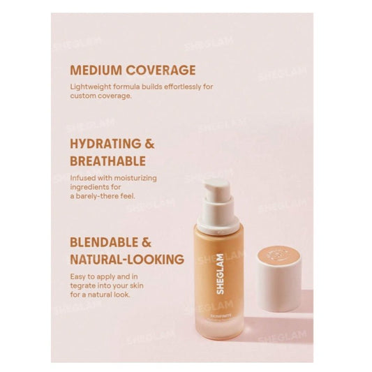 SHEGLAM Skinfinite Hydrating Foundation شيغلام سكينفينيت كريم أساس مرطّب - Princess Cosmetics Qatar