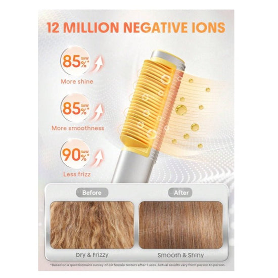 SHEGLAM Sleek Chic 3D Thermal Straightening Brush شيجلام فرشاة سليك شيك ثلاثية الأبعاد لفرد الشعر بالحرارة - Princess Cosmetics Qatar