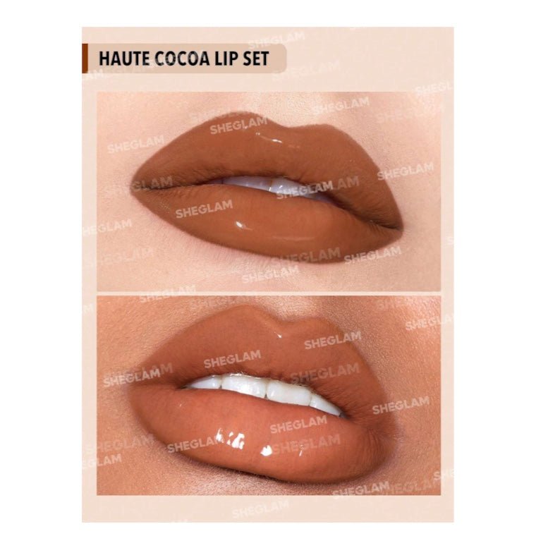 SHEGLAM Soft 90’s Glam Lip Liner And Lip Duo Set شيغلام طقم محدد الشفاه وأحمر الشفاه سوفت غلام التسعينيات - Princess Cosmetics Qatar