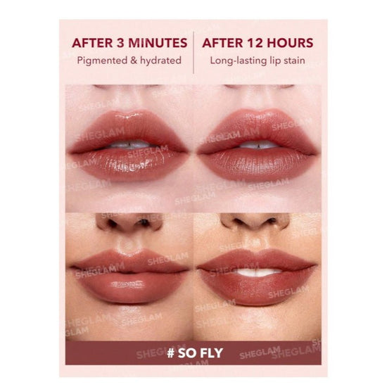 SHEGLAM Take A Hint Lip Tint Liquid Lipstick أحمر شفاه سائل من شيغلام، تيك أ هينت ليب تينت - Princess Cosmetics Qatar