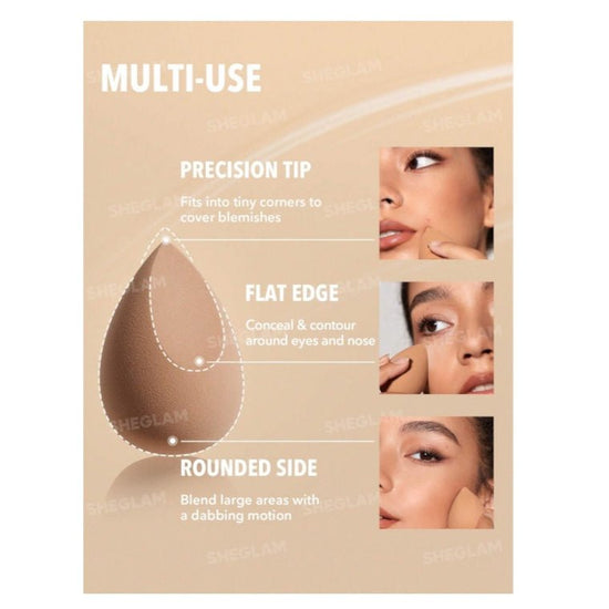 SHEGLAM Ultimate Universal Beauty Sponge شي جلام إسفنجة التجميل العالمية المثالية - Princess Cosmetics Qatar