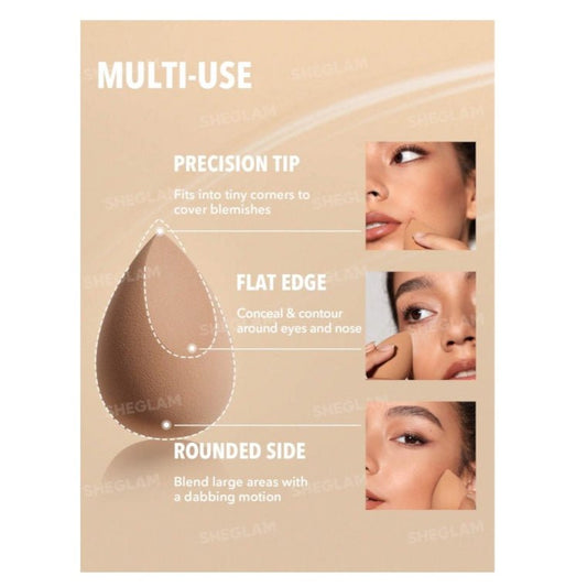 SHEGLAM Ultimate Universal Beauty Sponge شي جلام إسفنجة التجميل العالمية المثالية - Princess Cosmetics Qatar