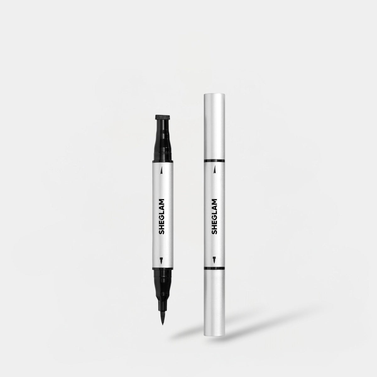 SHEGLAM Wing It Waterproof Liner Duo - Black شيغلام آيلاينر وينغ إت المقاوم للماء مزدوج الأطراف - أسود - Princess Cosmetics Qatar