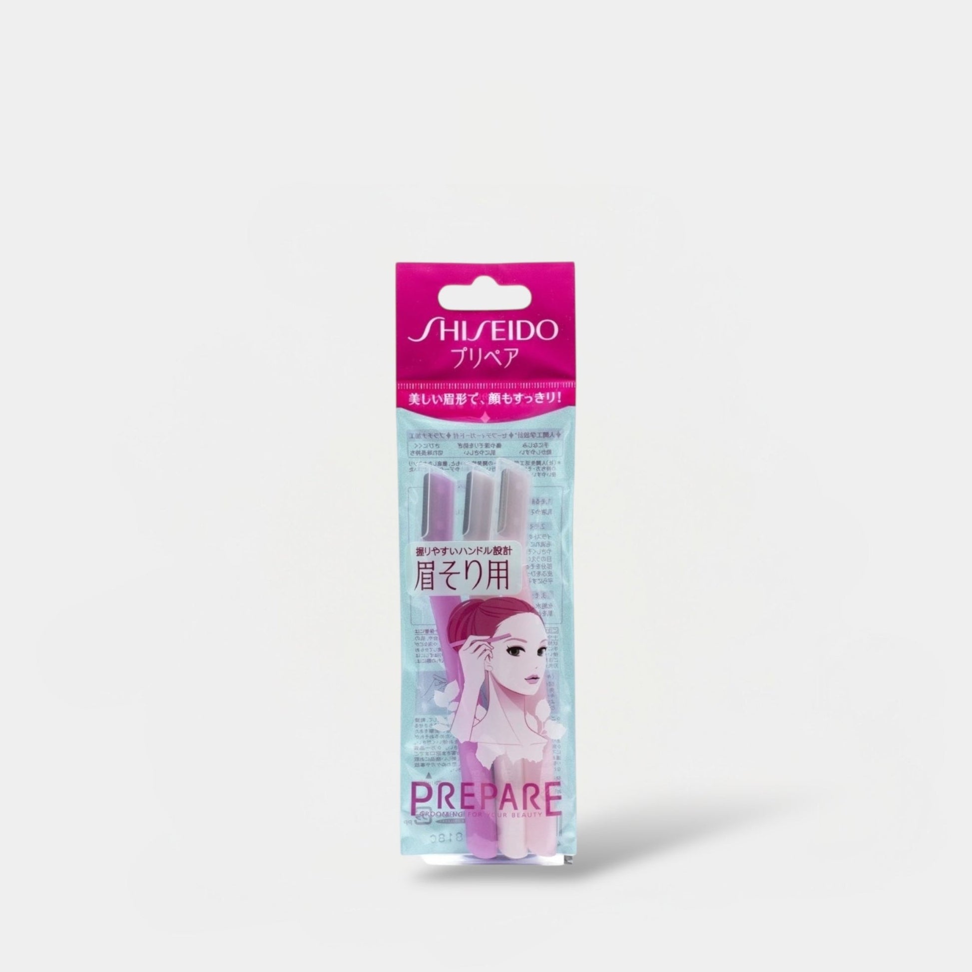 Shiseido Prepare Eyebrow Razor (3 Packs) ماكينة حلاقة الحواجب من شيسيدو بريبير - Princess Cosmetics Qatar