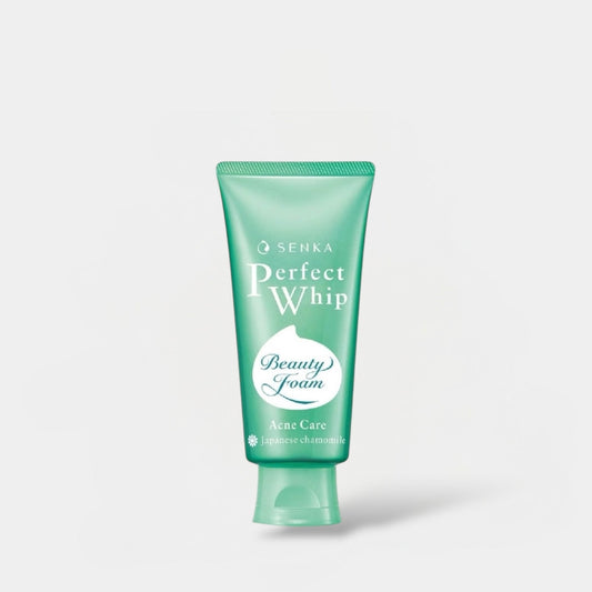 Shiseido Senka Perfect Whip Beauty Foam Acne Care 100g رغوة شيسيدو سينكا بيرفكت ويب بيوتي للعناية بحب الشباب - Princess Cosmetics Qatar