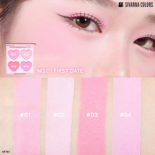 Sivanna Colors Lover’s Beat Palette لوحة ألوان سيفانا كولورز لافرز بيت - Princess Cosmetics Qatar