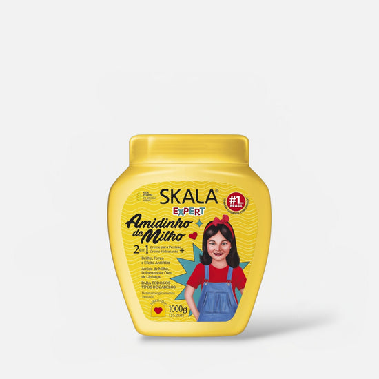 Skala Amidinho de Milho 2 - in - 1 Hair Treatment Cream 1000g كريم سكالا لعلاج الشعر 2 في 1 بنشا الذرة - Princess Cosmetics Qatar