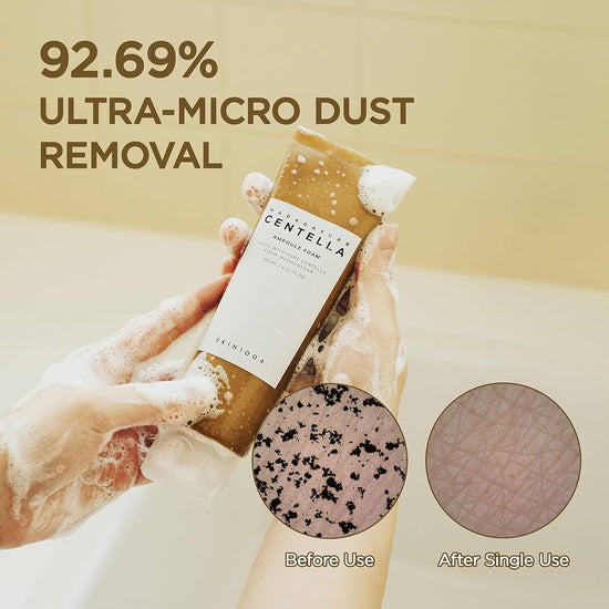 SKIN1004 Madagascar Centella Ampoule Cleansing Foam 125ml. SKIN1004 مدغشقر كينتيلا أمبولة رغوة التنظيف - Princess Cosmetics Qatar