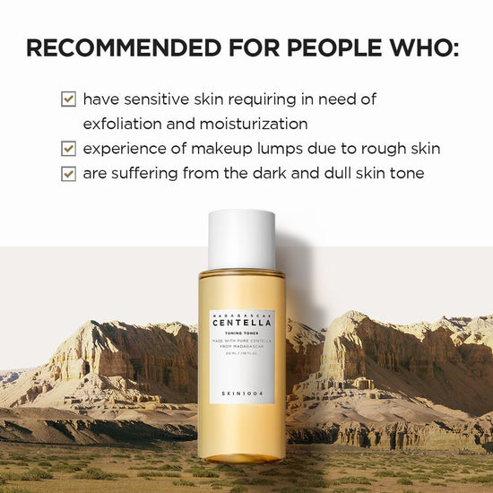 SKIN1004 Madagascar Centella Asiatica PHA Toning Toner 210ml. SKIN1004 مدغشقر كينتيللا اسياتيكا PHA تونينغ تونر - Princess Cosmetics Qatar
