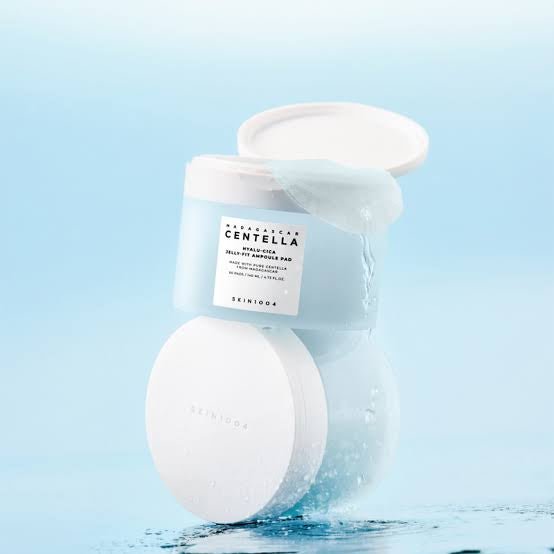 SKIN1004 Madagascar Centella Hyalu-Cica Jelly-Fit Ampoule Pad (60 Pads) سكين 1004 مدغشقر سنتيلا هيالو-سيكا جيلي-فيت أمبول باد - Princess Cosmetics Qatar