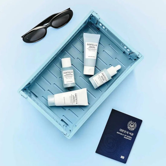 SKIN1004 Madagascar Centella Hyalu - Cica Travel Kit (30ml x 4ea) SKIN1004 مجموعة السفر مدغشقر كينتيللا هيالو - سيكا - Princess Cosmetics Qatar