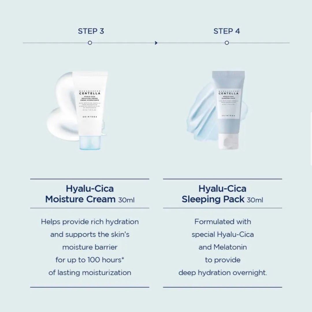 SKIN1004 Madagascar Centella Hyalu - Cica Travel Kit (30ml x 4ea) SKIN1004 مجموعة السفر مدغشقر كينتيللا هيالو - سيكا - Princess Cosmetics Qatar