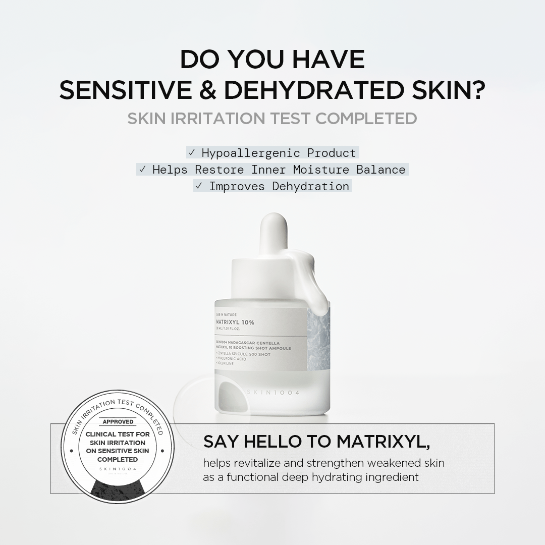 SKIN1004 Madagascar Centella Matrixyl 10 Boosting Shot Ampoule 30ml أمبولة ماتريكسيل 10 بوستينج شوت من مادغشقر سنتيلا من SKIN1004 - Princess Cosmetics Qatar