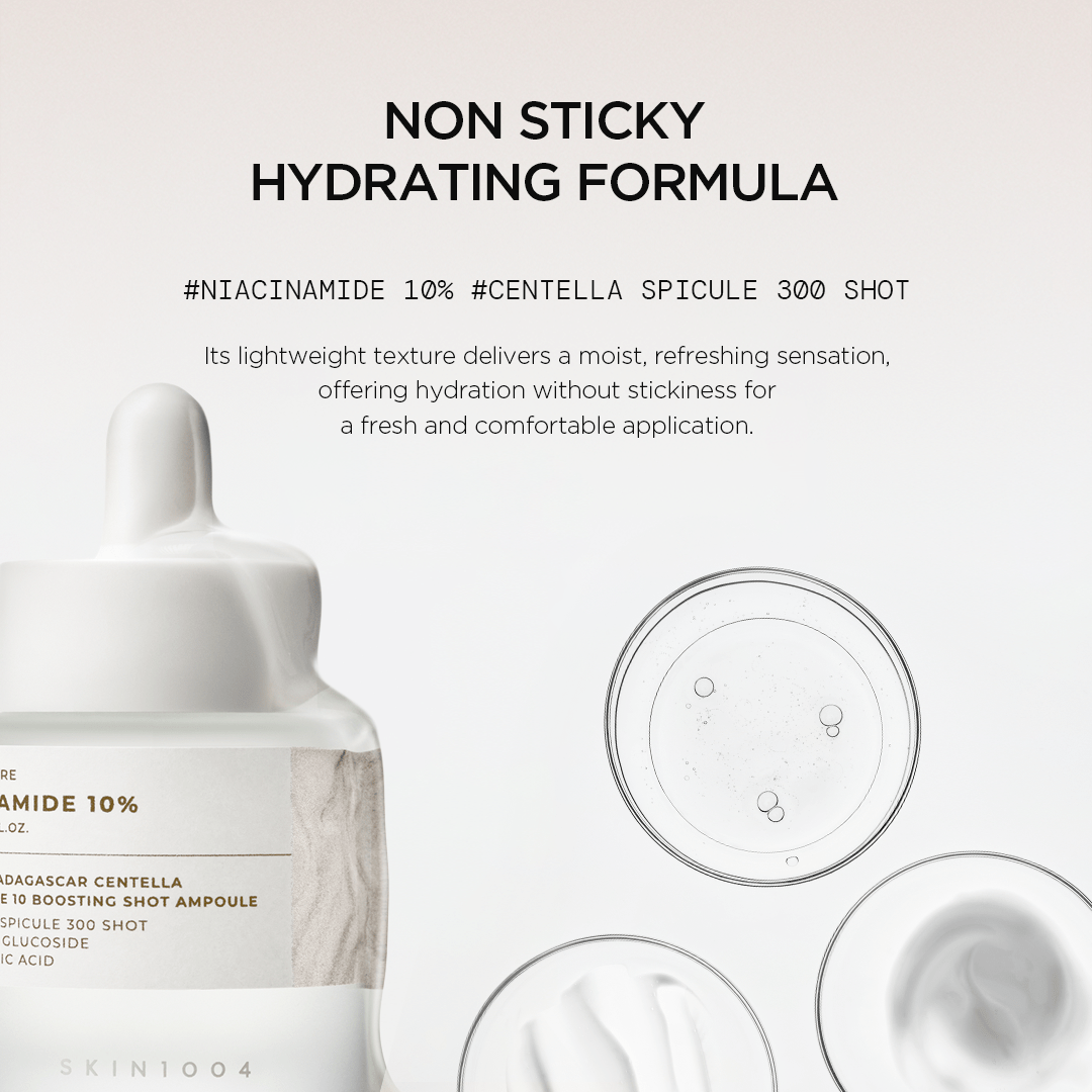 SKIN1004 Madagascar Centella Niacinamide 10 Boosting Shot Ampoule 30ml أمبولة SKIN1004 مدغشقر سنتيلا نياسيناميد 10 المعززة - Princess Cosmetics Qatar