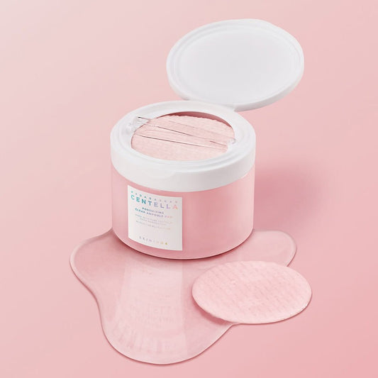 SKIN1004 Madagascar Centella Poremizing Clear Ampoule Pad (60 Pads) SKIN1004 وسادة أمبولات شفافة لتفتيح المسام من مدغشقر بخلاصة السنتيلا - Princess Cosmetics Qatar