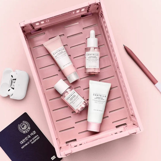 SKIN1004 Madagascar Centella Poremizing Travel Kit (30ml x 4ea) مجموعة SKIN1004 مدغشقر سنتيلا لتفتيح المسام للسفر - Princess Cosmetics Qatar