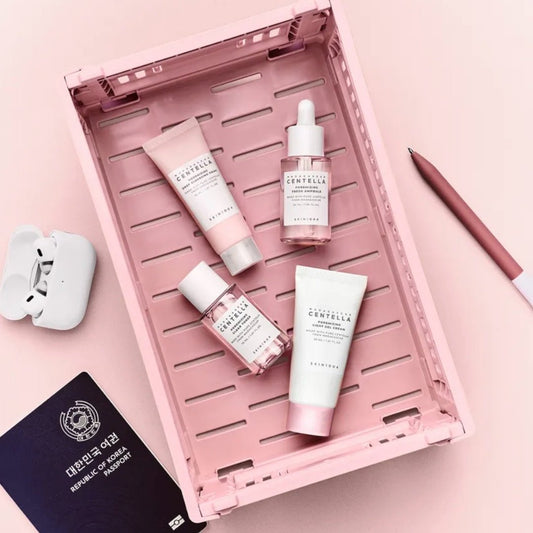 SKIN1004 Madagascar Centella Poremizing Travel Kit (30ml x 4ea) مجموعة SKIN1004 مدغشقر سنتيلا لتفتيح المسام للسفر - Princess Cosmetics Qatar