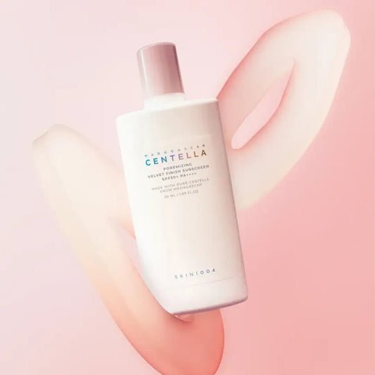 SKIN1004 Madagascar Centella Poremizing Velvet Finish Sunscreen 50ml واقي شمسي SKIN1004 بخلاصة سنتيلا مدغشقر بلمسة مخملية مسامية - Princess Cosmetics Qatar
