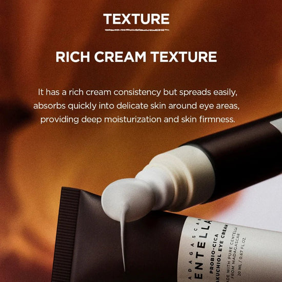 SKIN1004 Madagascar Centella Probio - Cica Bakuchiol Eye Cream 20ml. SKIN1004 كريم العين مدغشقر سينتيلا بروبيو - سيكا باكوتشيول - Princess Cosmetics Qatar