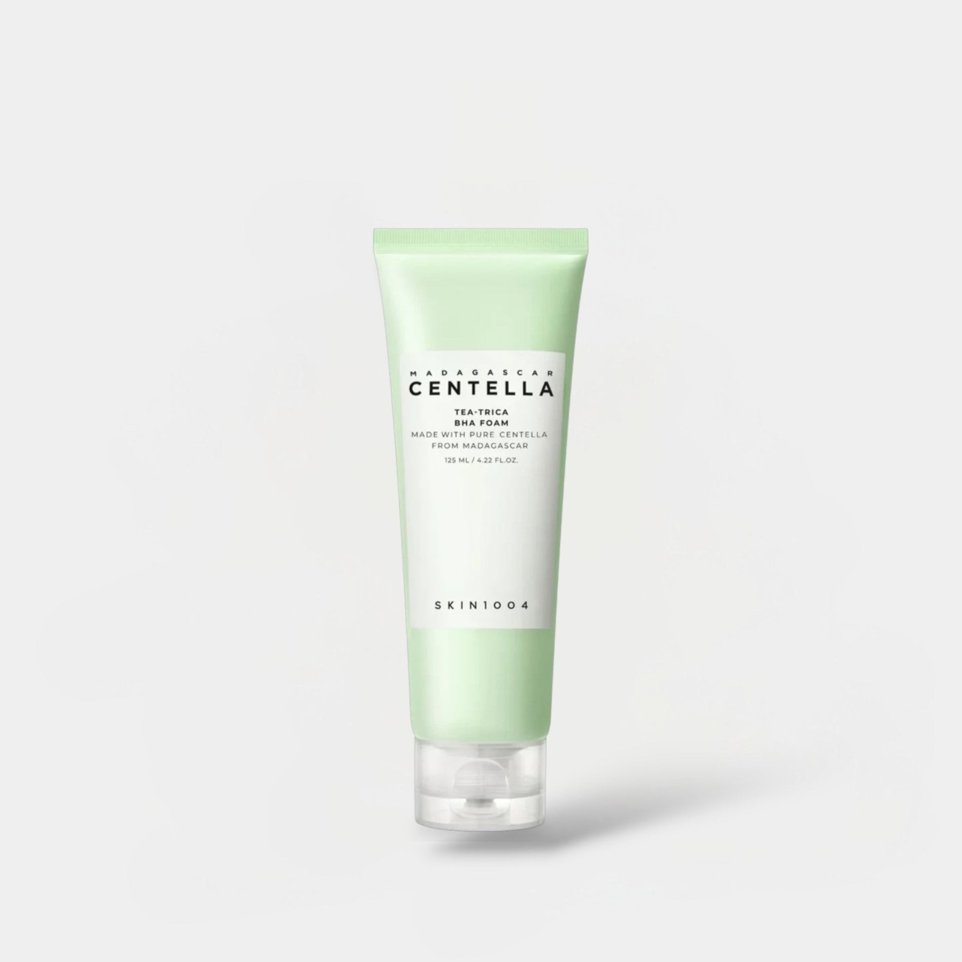 SKIN1004 Madagascar Centella Tea - Trica BHA Foam 125ml. SKIN1004 مدغشقر كينتيلا تي - تريكا BHA رغوة - Princess Cosmetics Qatar