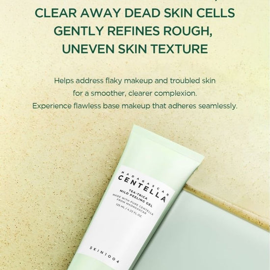 SKIN1004 Madagascar Centella Tea - Trica Mild Peeling Gel 125ml جل التقشير المعتدل SKIN1004 من مدغشقر سنتيلا تي - تريكا - Princess Cosmetics Qatar