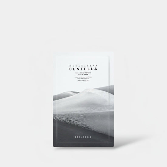 SKIN1004 Madagascar Centella Tone Brightening Glow Mask 25ml (1 Sheet) SKIN1004 مدغشقر كينتيلا تون قناع توهج تفتيح البشرة - Princess Cosmetics Qatar