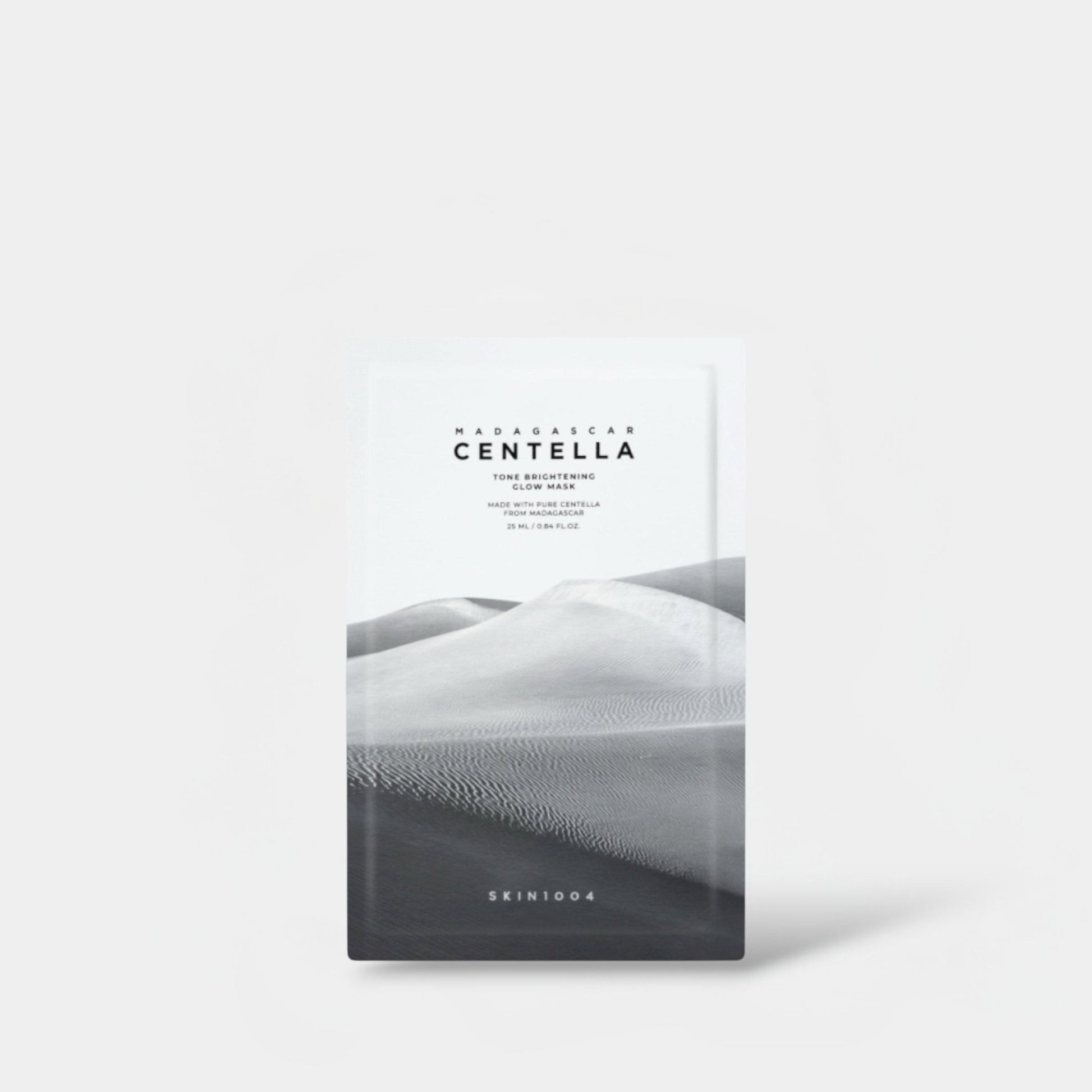SKIN1004 Madagascar Centella Tone Brightening Glow Mask 25ml (1 Sheet) SKIN1004 مدغشقر كينتيلا تون قناع توهج تفتيح البشرة - Princess Cosmetics Qatar