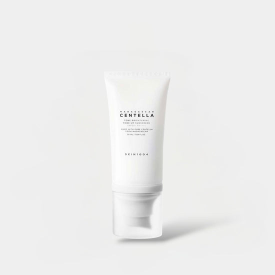 SKIN1004 Madagascar Centella Tone Brightening Tone Up Sunscreen 50ml. SKIN1004 مدغشقر كينتيلا تون تفتيح لون واقي الشمس - Princess Cosmetics Qatar