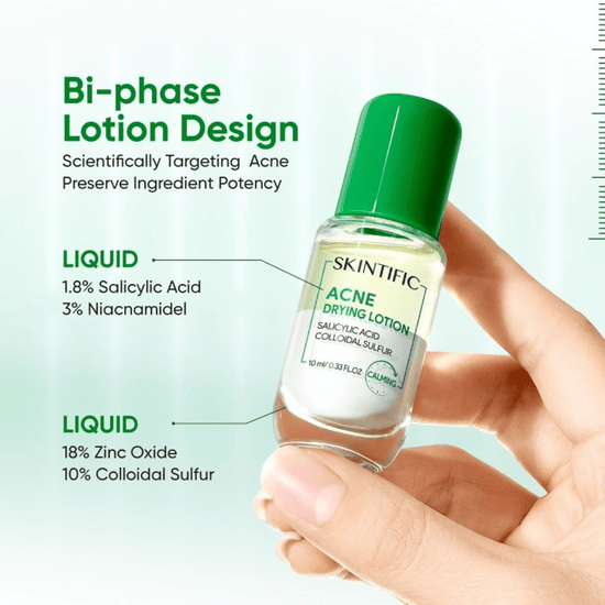 Skintific Acne Drying Lotion 10ml لوشن سكينتيفيك لتجفيف حب الشباب - Princess Cosmetics Qatar